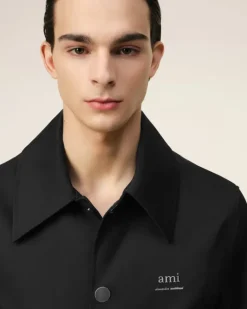 Ami Paris Ami Alexandre Mattiussi Buttoned Jacket BLACK Best