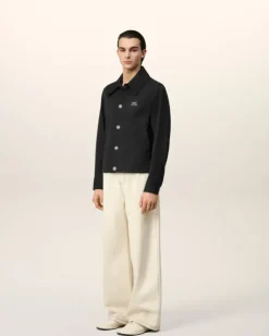 Ami Paris Ami Alexandre Mattiussi Buttoned Jacket BLACK Best