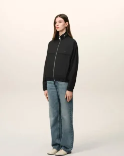 Ami Paris Ami Alexandre Mattiussi Windbreaker BLACK Sale
