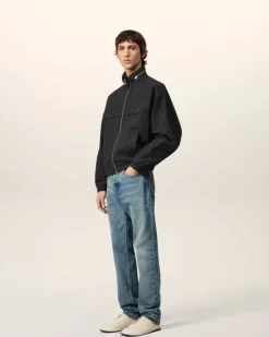 Ami Paris Ami Alexandre Mattiussi Windbreaker BLACK Sale
