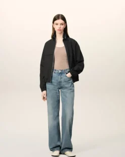 Ami Paris Ami Alexandre Mattiussi Windbreaker BLACK Sale