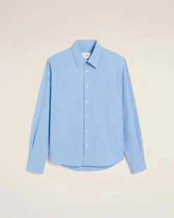 Ami Paris Ami de Coeur Classic Shirt CASHMERE BLUE Online