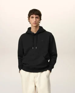 Ami Paris Ami de Coeur Hoodie BLACK Clearance