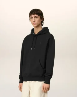 Ami Paris Ami de Coeur Hoodie BLACK Clearance