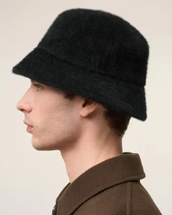 Ami Paris Ami de Coeur Stud Bucket Hat BLACK Flash Sale