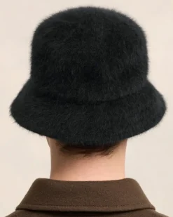 Ami Paris Ami de Coeur Stud Bucket Hat BLACK Flash Sale