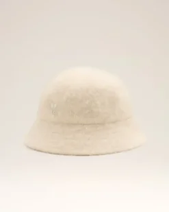 Ami Paris Ami de Coeur Stud Bucket Hat OFF WHITE Flash Sale
