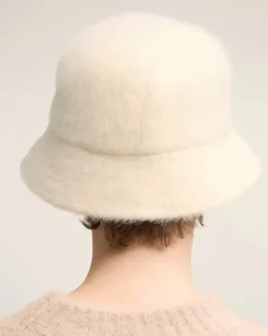 Ami Paris Ami de Coeur Stud Bucket Hat OFF WHITE Flash Sale