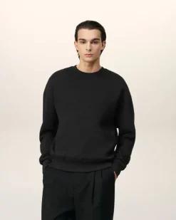 Ami Paris Ami de Coeur Sweatshirt BLACK Cheap