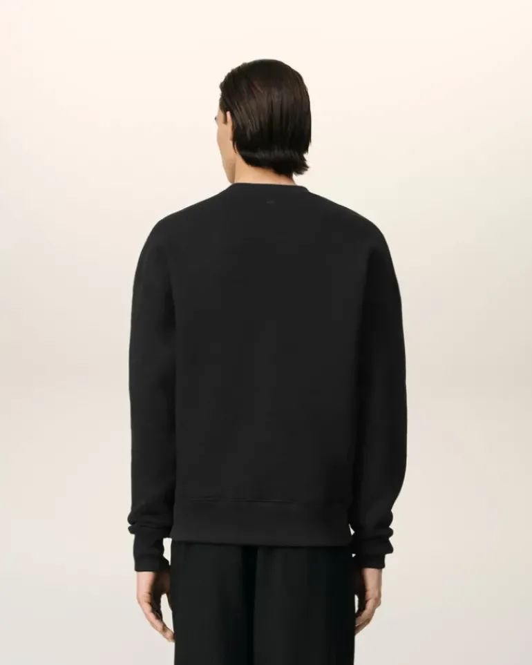 Ami Paris Ami de Coeur Sweatshirt BLACK Cheap