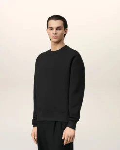 Ami Paris Ami de Coeur Sweatshirt BLACK Cheap