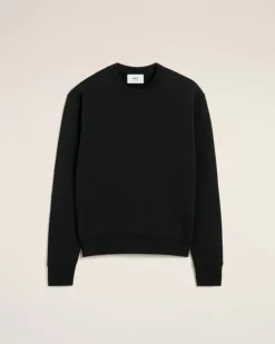 Ami Paris Ami de Coeur Sweatshirt BLACK New