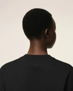 Ami Paris Ami de Coeur Sweatshirt BLACK New