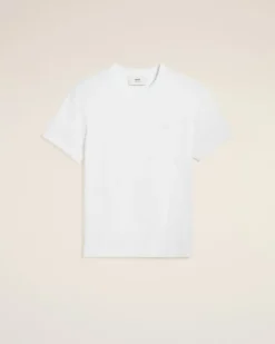 Ami Paris Ami de Coeur T-shirt WHITE Shop