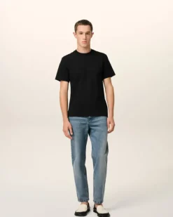 Ami Paris Ami de Coeur T-shirt BLACK Online