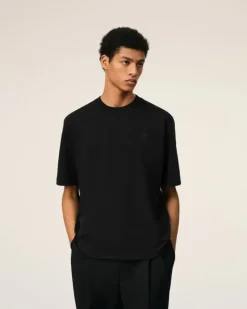 Ami Paris Ami de Coeur T-shirt BLACK Discount