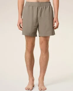 Ami Paris Beige Beach Short ASH Discount