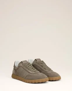 Ami Paris Beige Leather Low Top Step Sneakers ASH Online