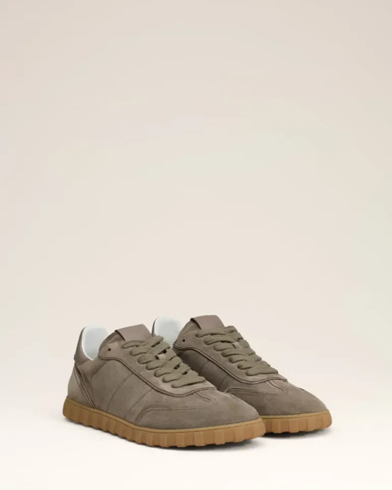 Ami Paris Beige Leather Low Top Step Sneakers ASH Online