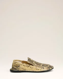 Ami Paris Beige Leather Midi Slippers NATURAL Fashion