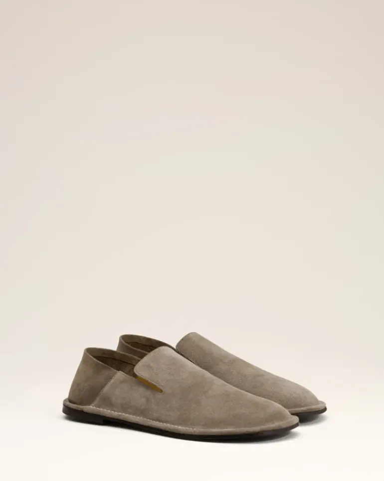 Ami Paris Beige Leather Midi Slippers ASH Shop