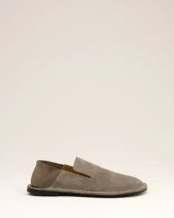 Ami Paris Beige Leather Midi Slippers ASH Shop