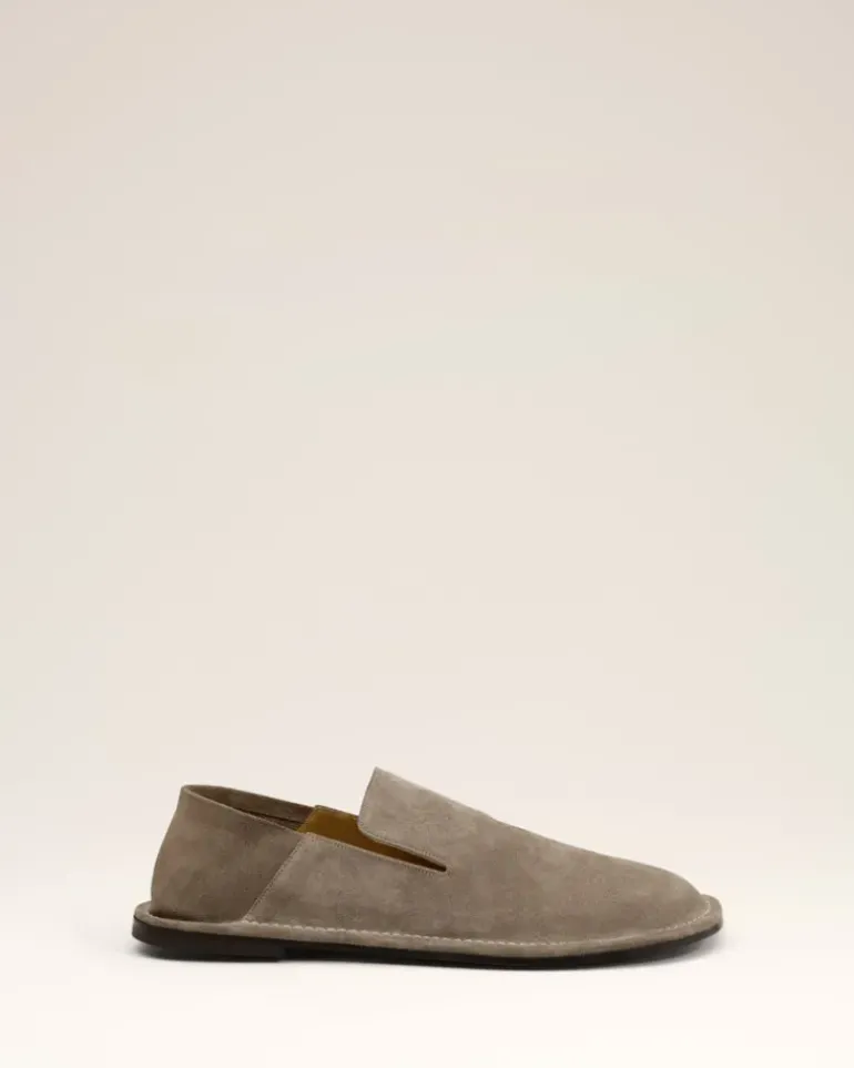 Ami Paris Beige Leather Midi Slippers ASH Shop