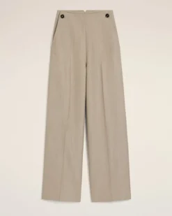 Ami Paris Beige New Wool Sailor Trousers GINGER Shop
