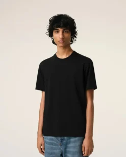Ami Paris Cotton Ami de Coeur T-Shirt BLACK Cheap