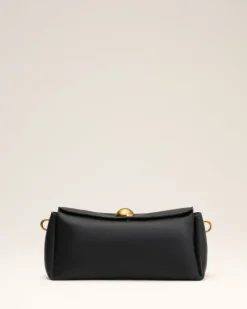 Ami Paris Leather Carrousel Bag BLACK Clearance