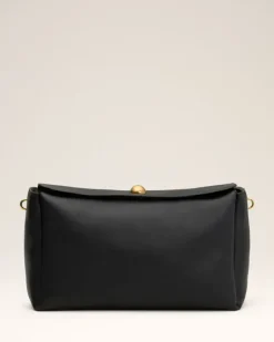 Ami Paris Leather Large Carrousel Bag BLACK Store