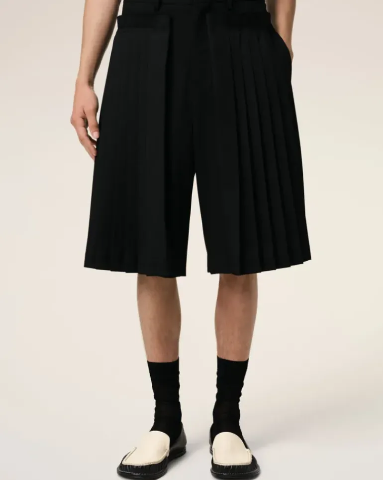 Ami Paris Leather Midi Loafers BLACK New