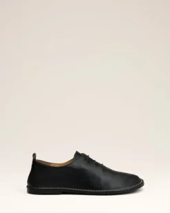 Ami Paris Leather One Cut Shoes BLACK Best