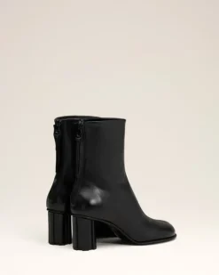 Ami Paris Leather Piano Boots BLACK Best