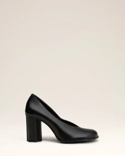Ami Paris Leather Piano Pump BLACK Outlet