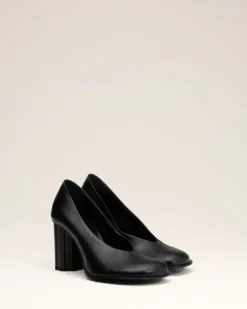 Ami Paris Leather Piano Pump BLACK Outlet