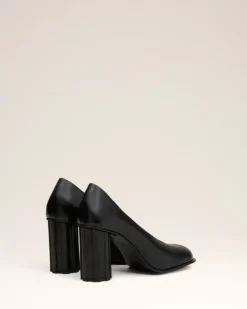 Ami Paris Leather Piano Pump BLACK Outlet