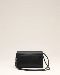 Ami Paris Leather Voulez-Vous Wallet Strap BLACK Best