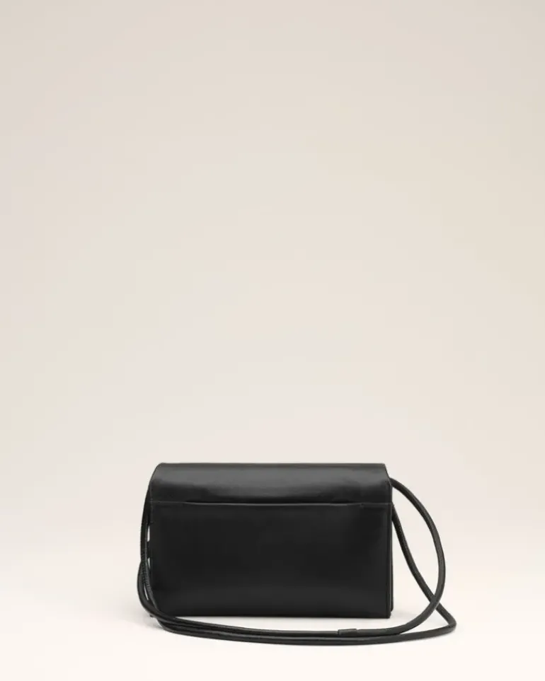 Ami Paris Leather Voulez-Vous Wallet Strap BLACK Best