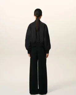 Ami Paris Twill Bomber BLACK Online