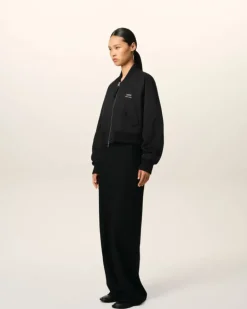 Ami Paris Twill Bomber BLACK Online