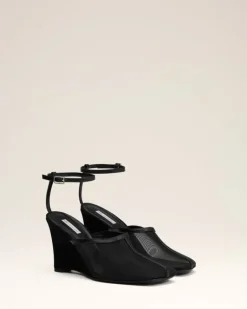 Ami Paris Wedge Mules BLACK Hot