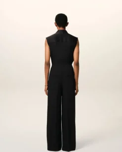 Ami Paris Wool Sailor Trousers BLACK Shop