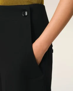 Ami Paris Wool Sailor Trousers BLACK Cheap