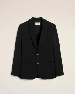 Ami Paris Wool Semi-Lined Jacket BLACK Clearance