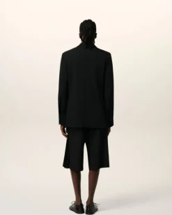 Ami Paris Wool Semi-Lined Jacket BLACK Clearance
