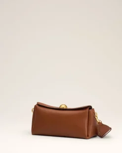 Ami Paris Brown Leather Carrousel Bag CINNAMON Store