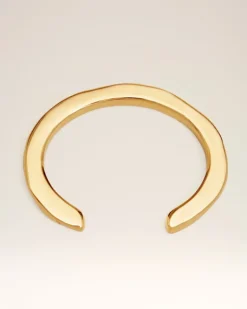 Ami Paris Brass Dune Small Size Cuff GOLD Hot