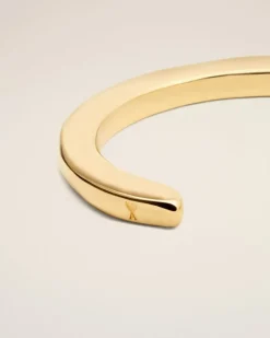 Ami Paris Brass Dune Small Size Cuff GOLD Hot