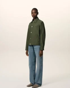 Ami Paris Green Buttoned Jacket LODEN New